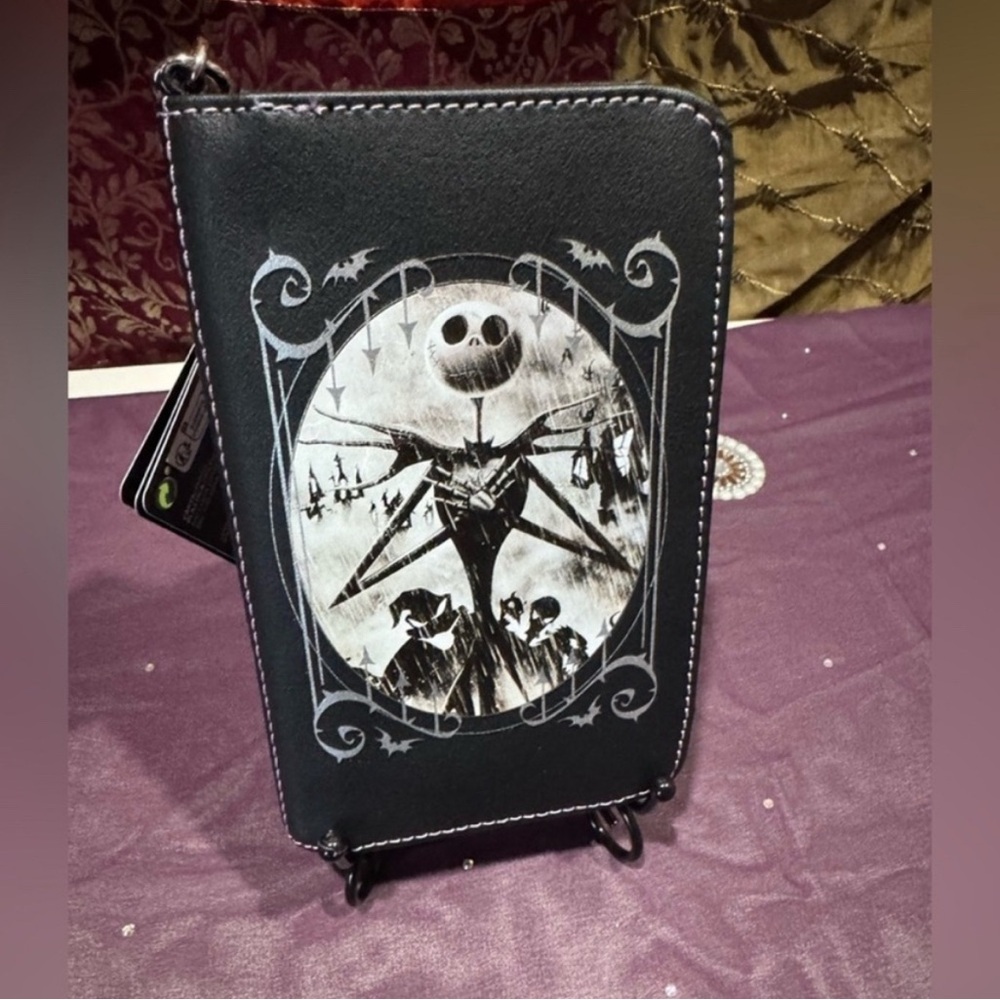 Loungefly Black Jack Skellington Zip Wallet